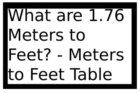 1.76 meters to feet
