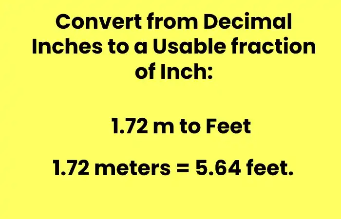 Convert from decimal inches to a usable fraction of inch: