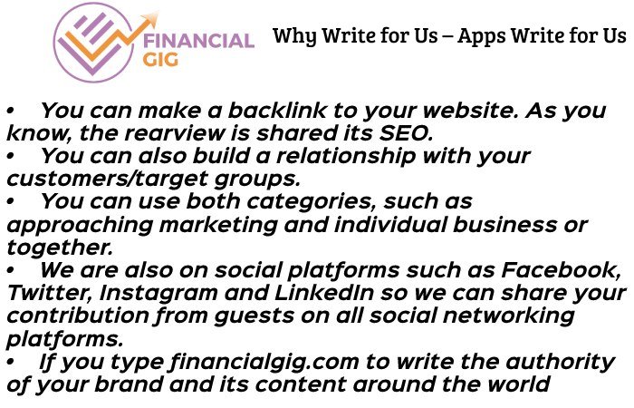 Why Write for Us – Apps Write for Us