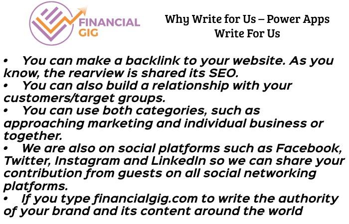 Why Write for Us – Power Apps Write For Us