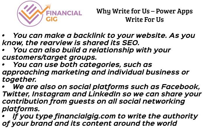 Why Write for Us – Power Apps Write For Us