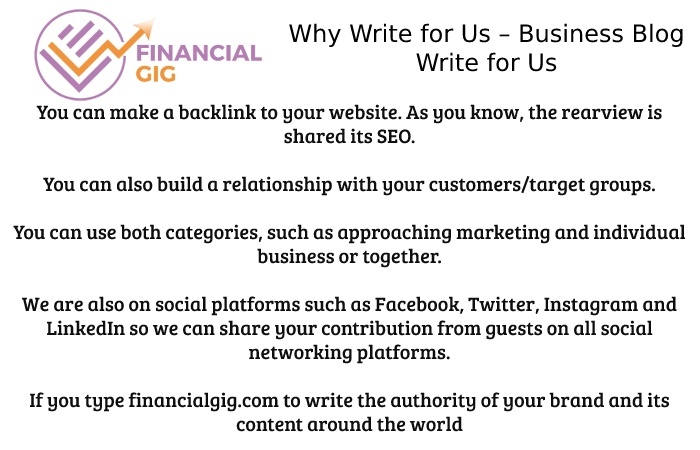 Why Write for Us – Business Blog Write for Us