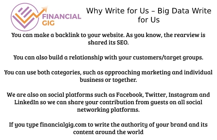 Why Write for Us – Big Data Write for Us