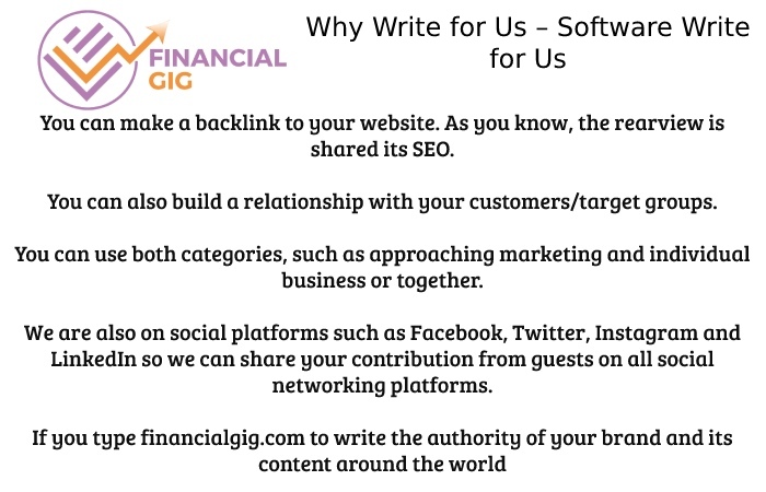 Why Write for Us – Software Write for Us