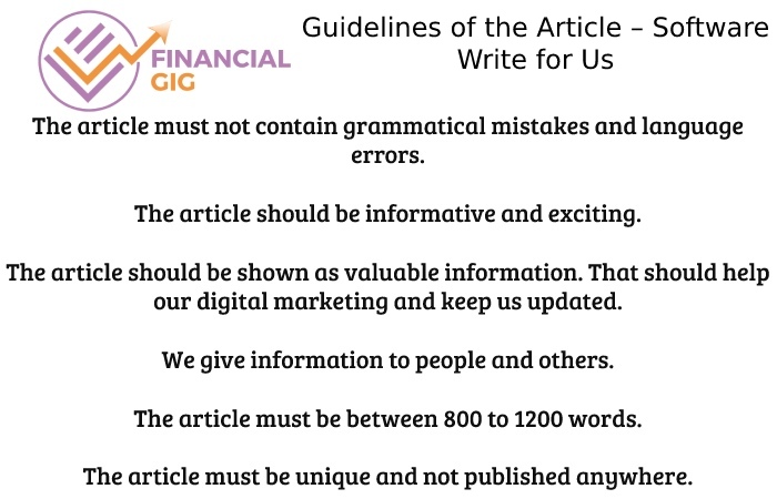 Guidelines of the Article – Software Write for Us
