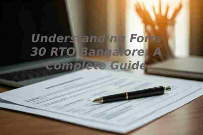 Form 30 RTO