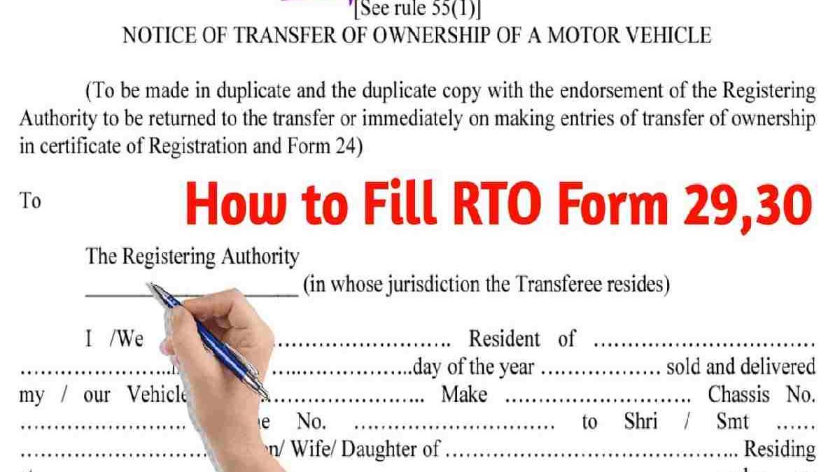 Understanding Form 30 RTO Bangalore: A Complete Guide